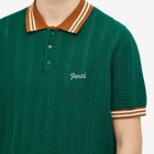 Percival Men's HQ Embroidered Polo Shirt in Green