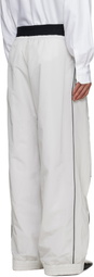 ALAINPAUL Grey Knee Shape Track Pants