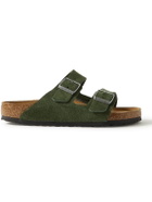 Birkenstock - Arizona Suede Sandals - Green
