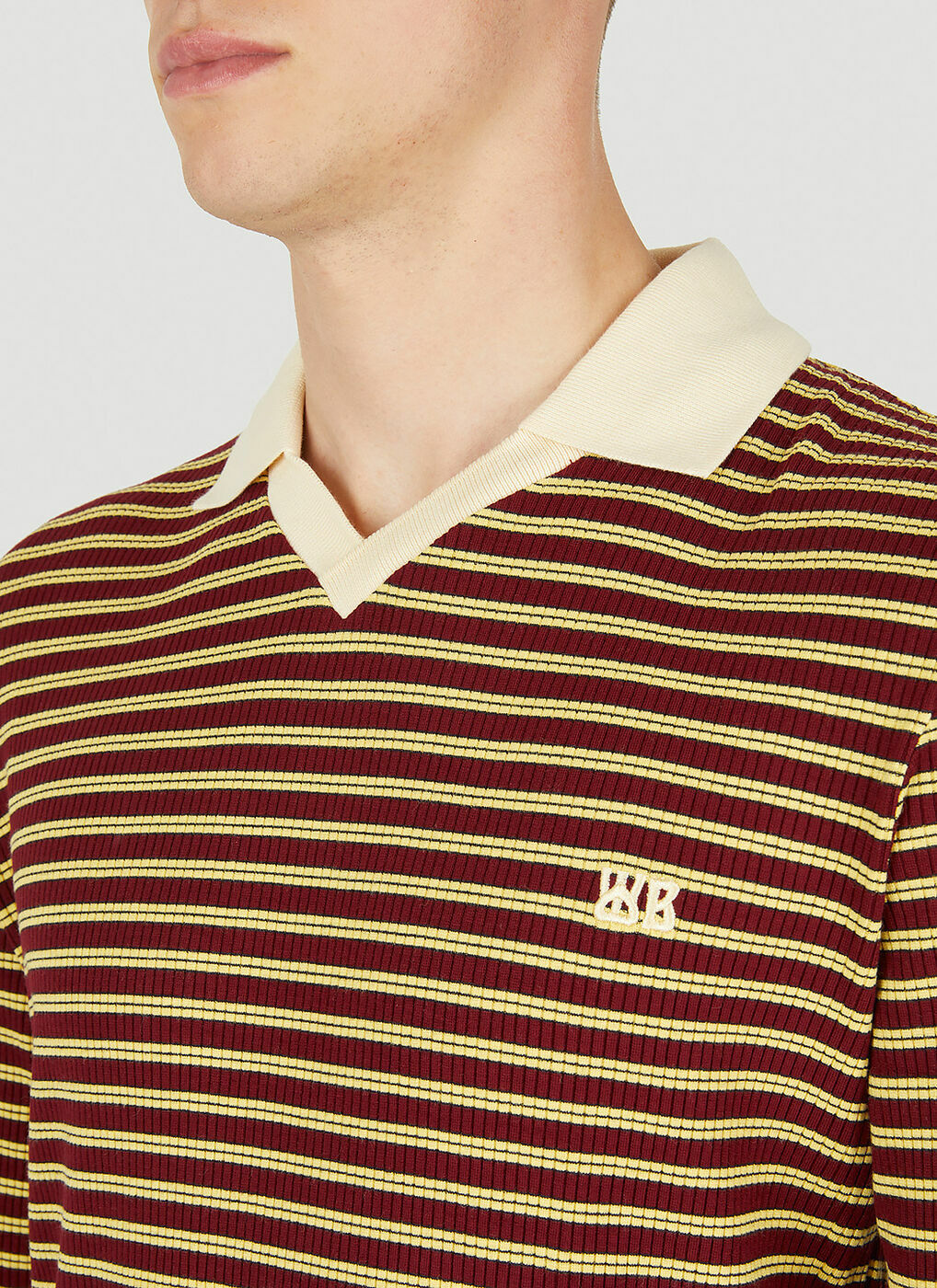 Sonic Polo Shirt in Brown Wales Bonner