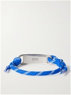 BALENCIAGA - Rope and Silver-Tone Bracelet
