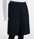 The Row Larissa cotton Bermuda shorts