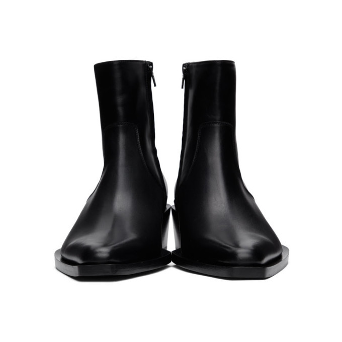 Balenciaga Black Tiaga Zip-Up Boots Balenciaga