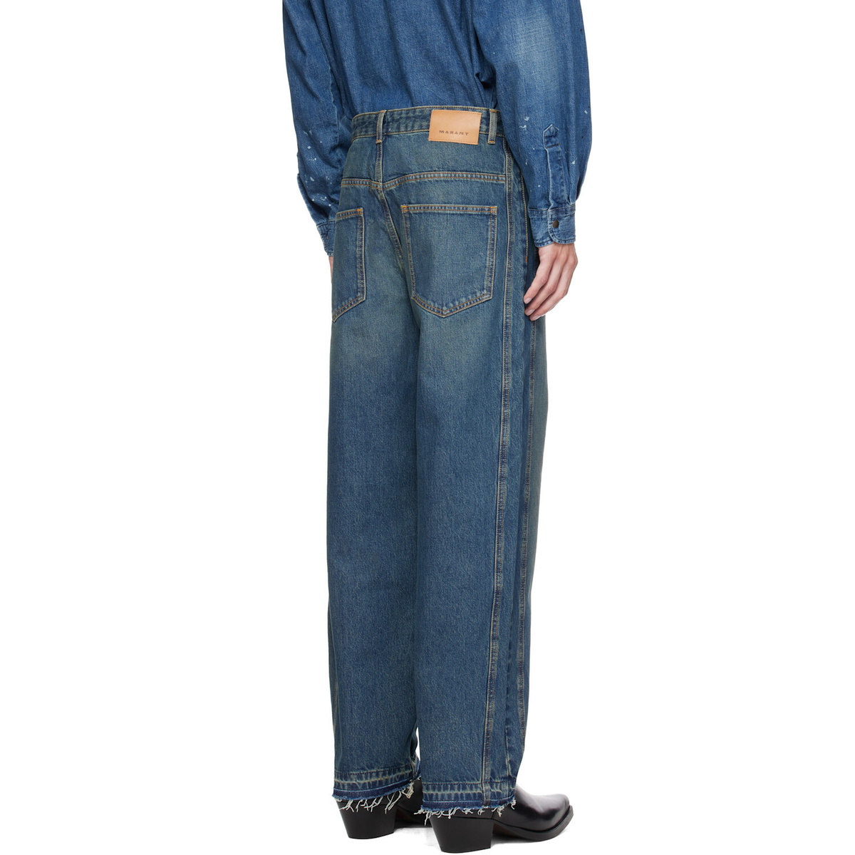 Isabel Marant Blue Jorian Jeans