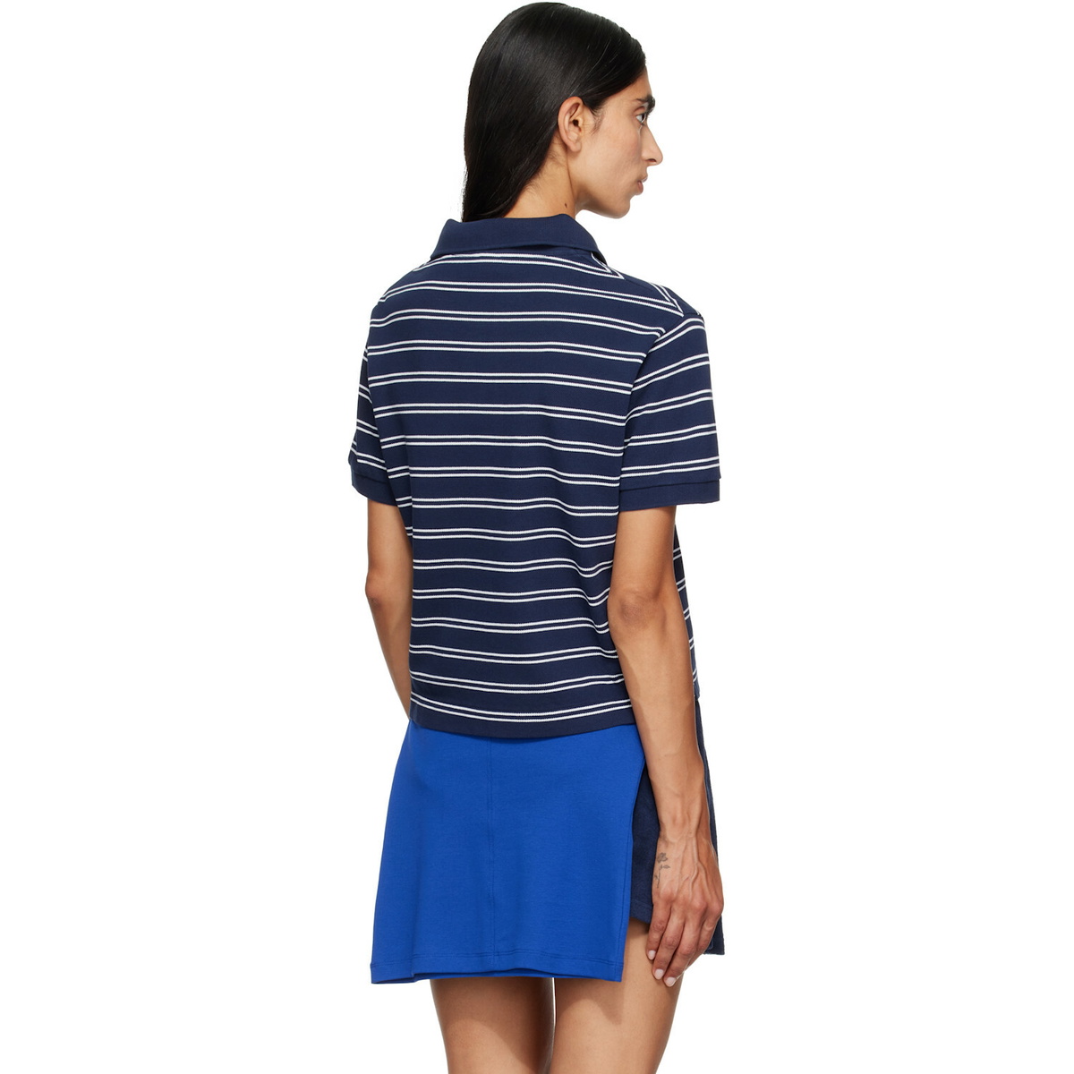 Sporty & Rich Navy Signature Logo Polo