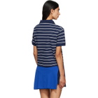 Sporty & Rich Navy Signature Logo Polo