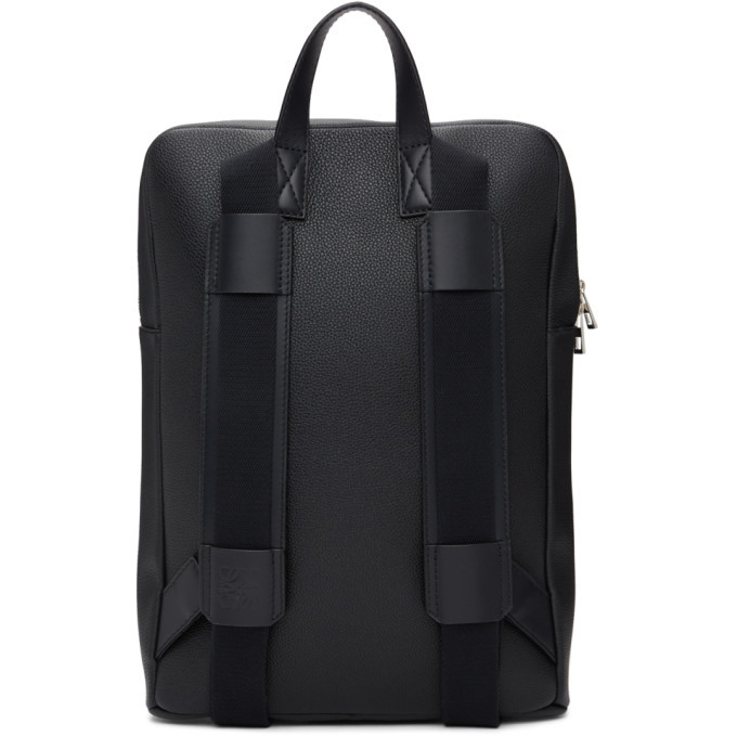 Loewe Black Military Backpack Loewe