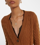 Valentino Cable-knit cashmere cardigan
