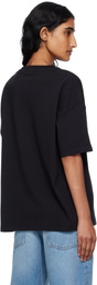 St. Agni Black Organic Cotton Relaxed T-shirt
