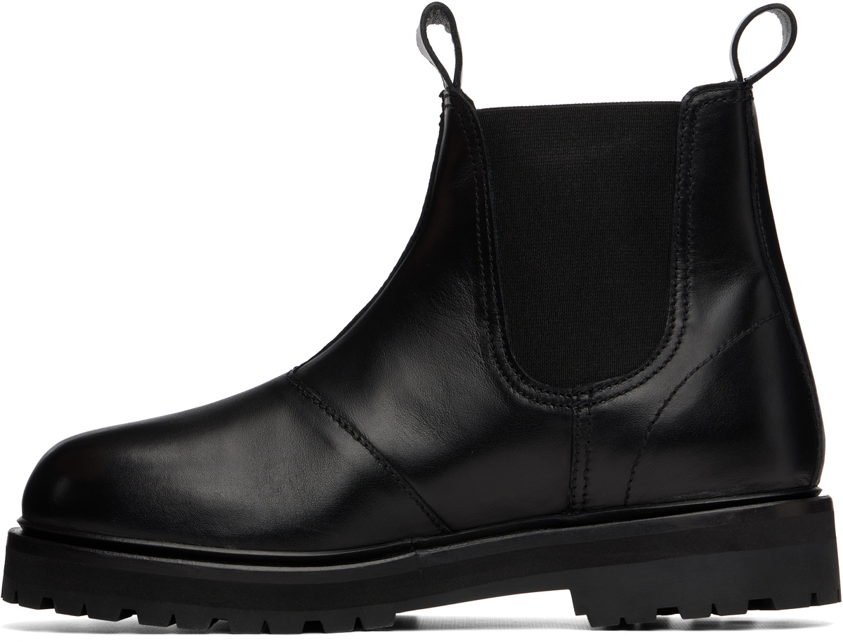 Studio Nicholson Black Kick Chelsea Boots