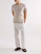 Boglioli - Garment-Dyed Slub Linen T-Shirt - Neutrals