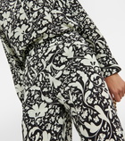 Stella McCartney Printed wide-leg silk pants