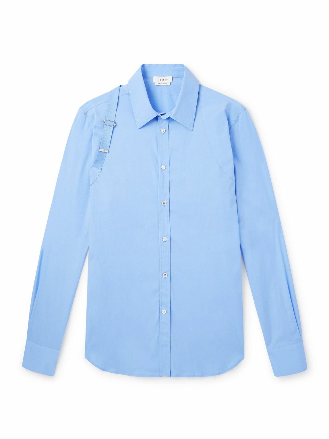 Tシャツ・カットソー alexander mcqueen TWIN NEEDLE HARNESS SHIRT Alexander McQueen Twin needle harness shirt | The Fashion Square
