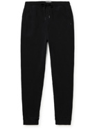 Derek Rose - Devon Slim-Fit Tapered Cotton-Jersey Sweatpants - Black