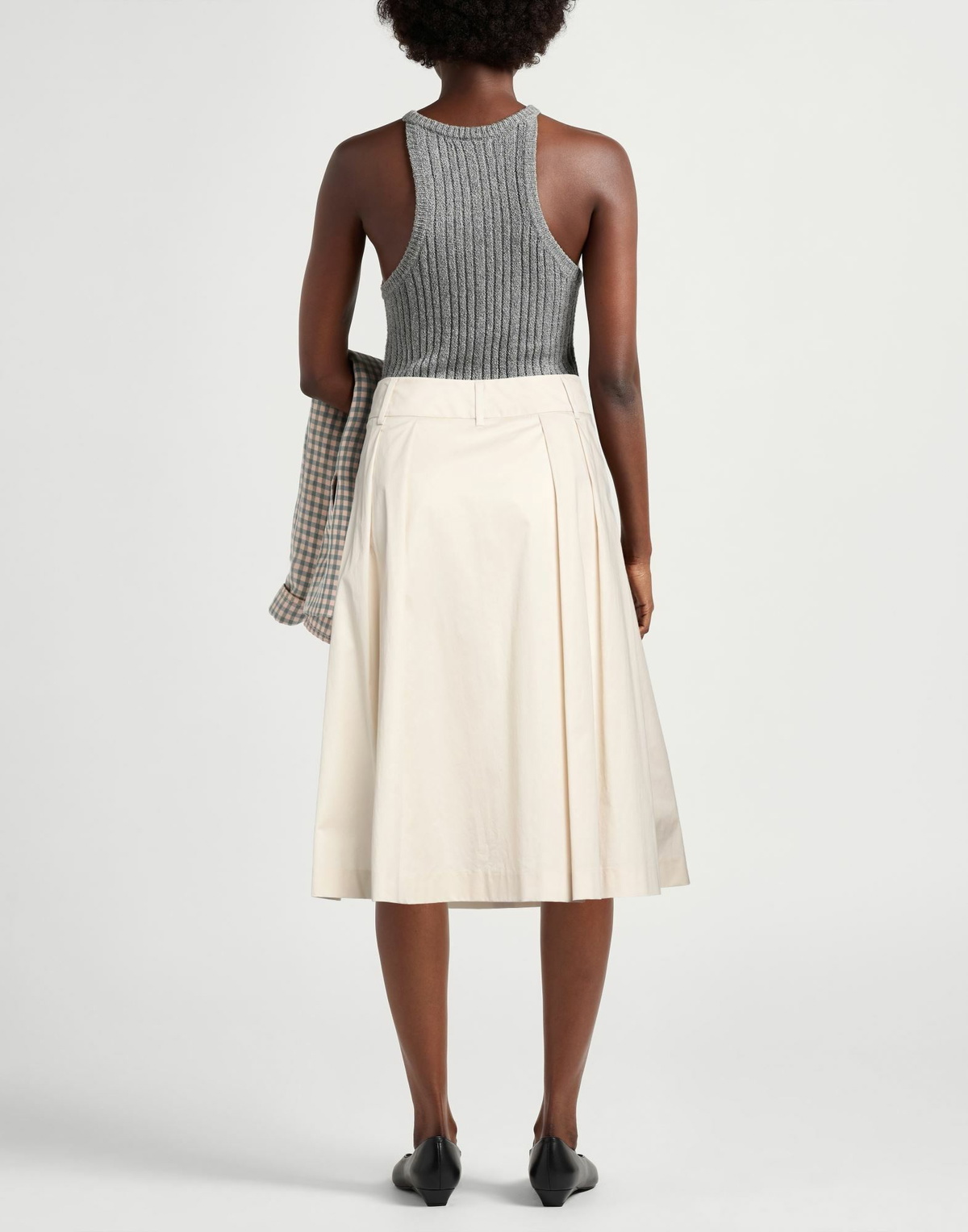 Peserico Womens Midi skirt in Beige