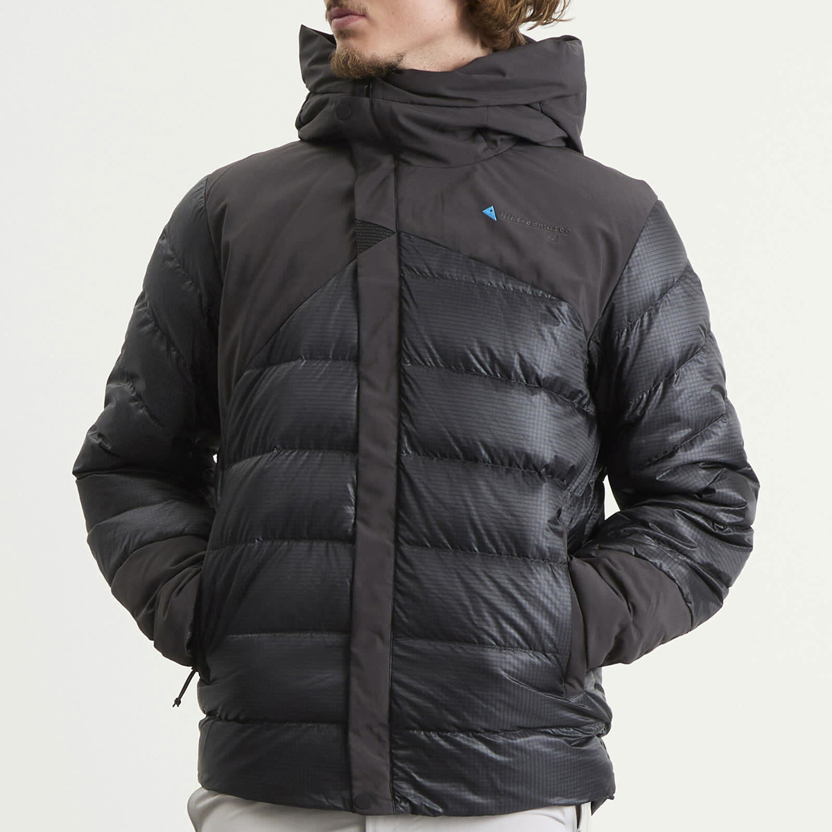 Klättermusen Men's Rå Hooded Jacket in Raven