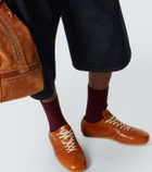 Dries Van Noten Belted denim Bermuda shorts