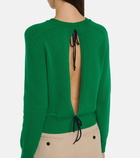 Victoria Beckham - Open-back cashmere-blend sweater