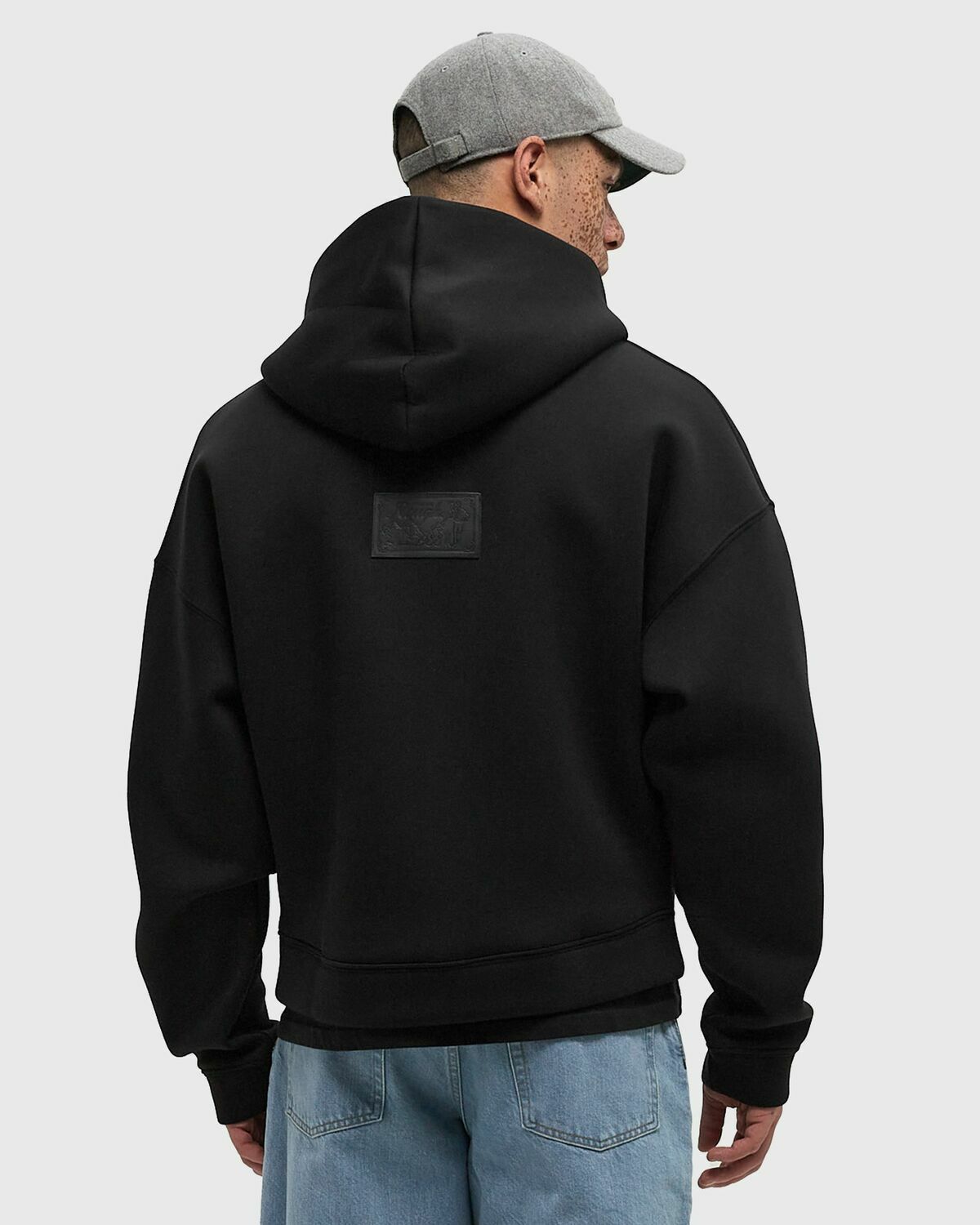 Rough. PADDED ZIP HOODIE Black Mens Hoodies/Zipper