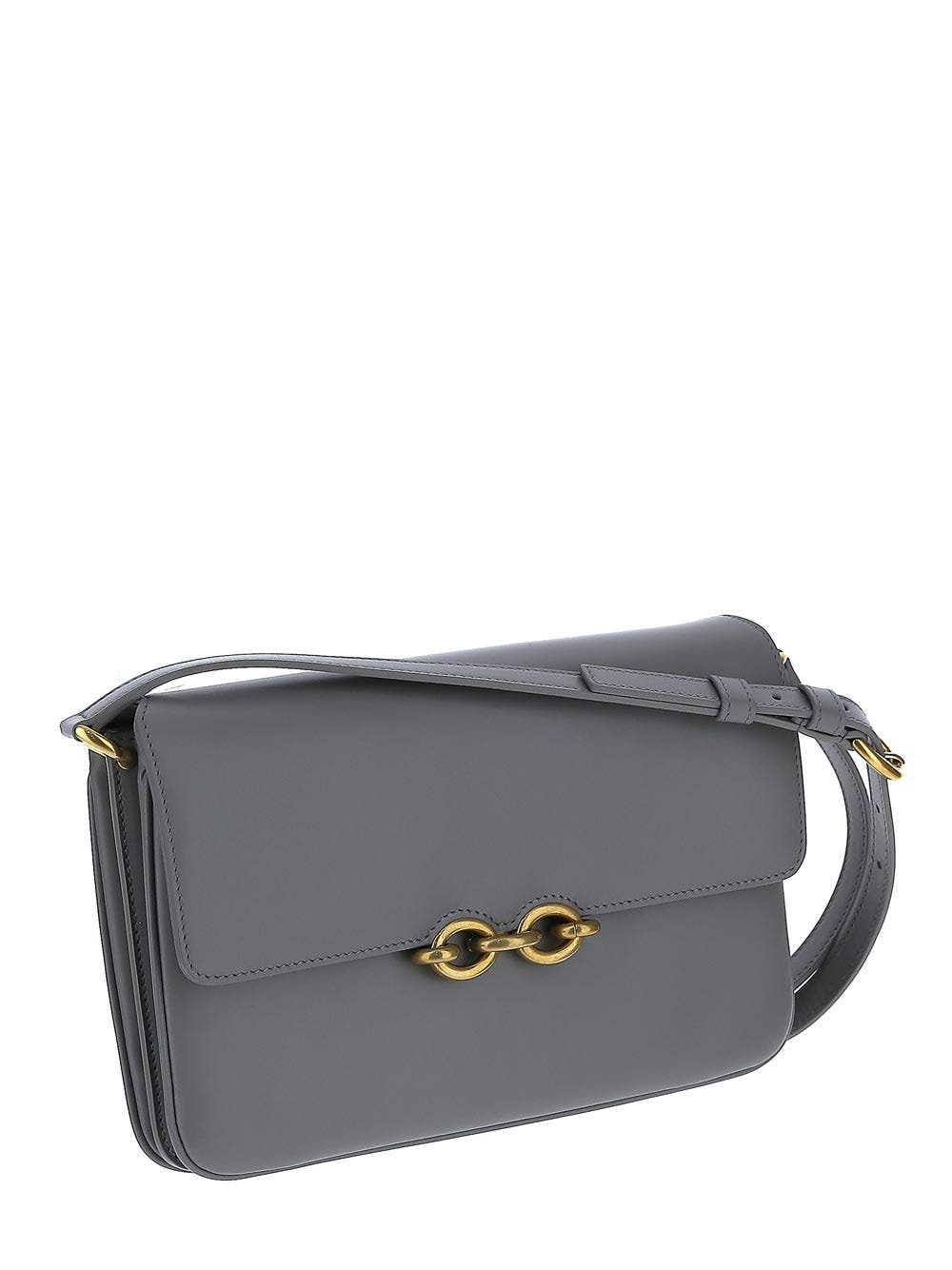 【送料&関税込】Saint Laurent Le Maillon Shoulder Bag Yves Saint Laurent Le Maillon Leather Shoulder Bag