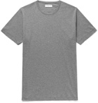 Hamilton and Hare - Relax Mélange Cotton-Jersey T-Shirt - Gray