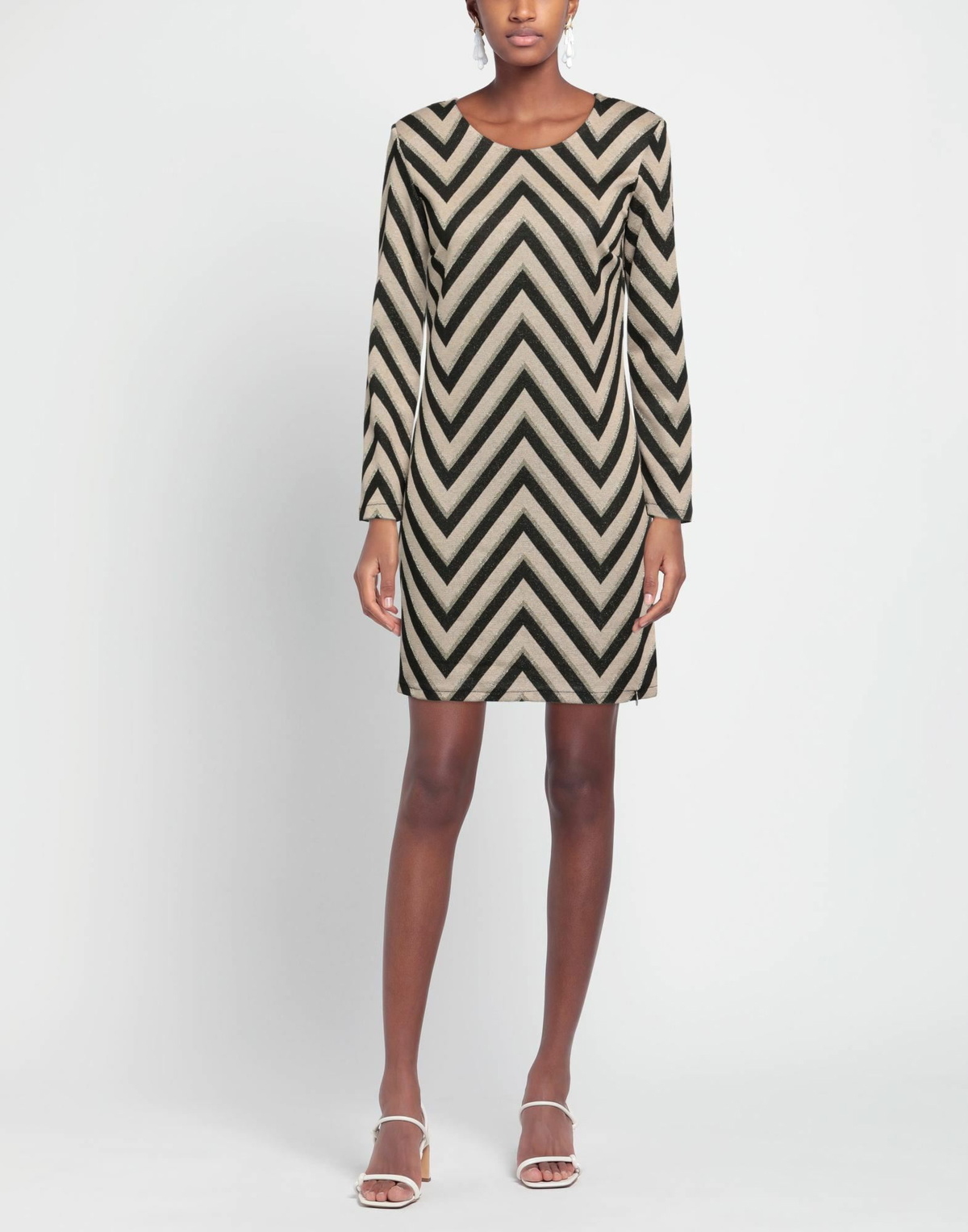 Berna Womens Mini dress in Beige