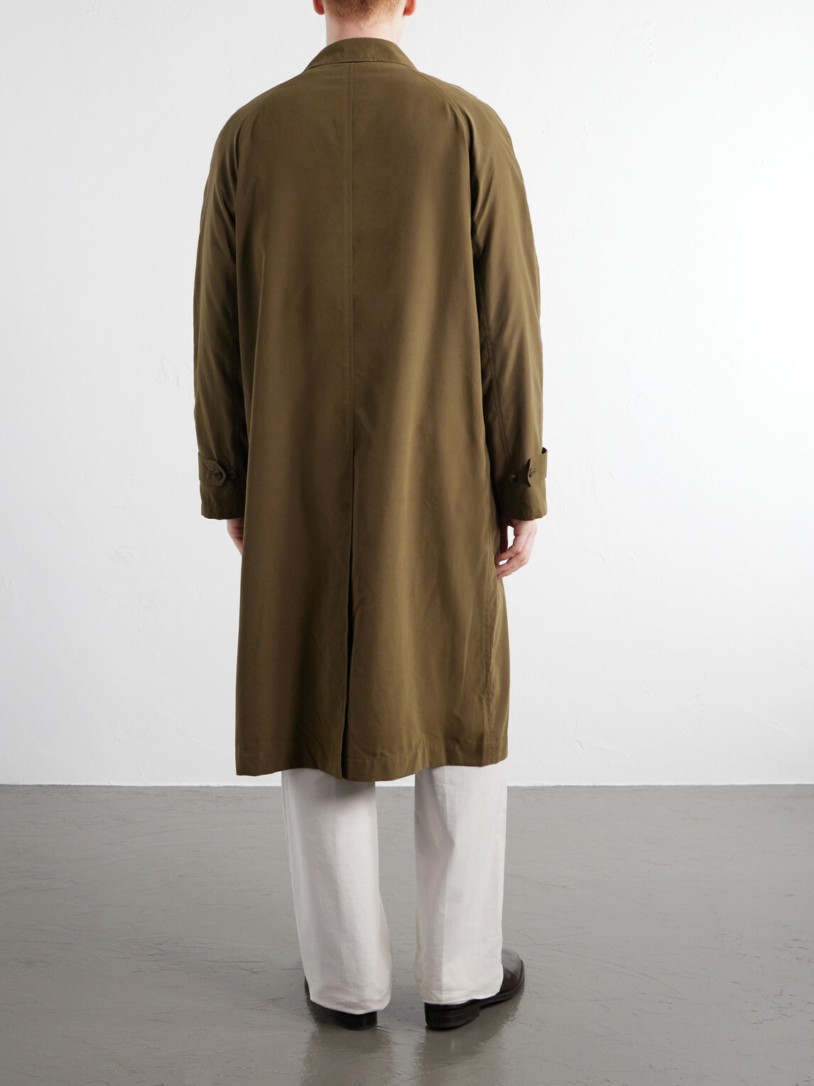 Anderson & Sheppard - Shell Trench Coat - Green