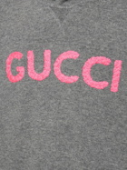 GUCCI - Logo Wool Knit Hoodie