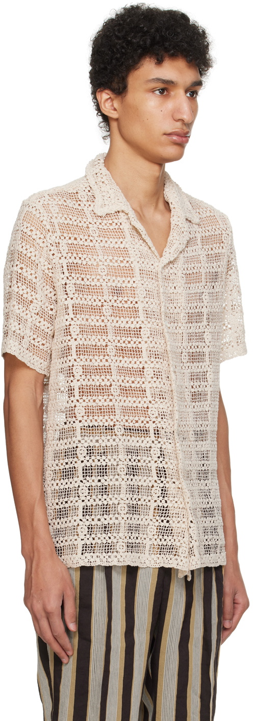CMMN SWDN Ecru Dexter Shirt 46｜トップス