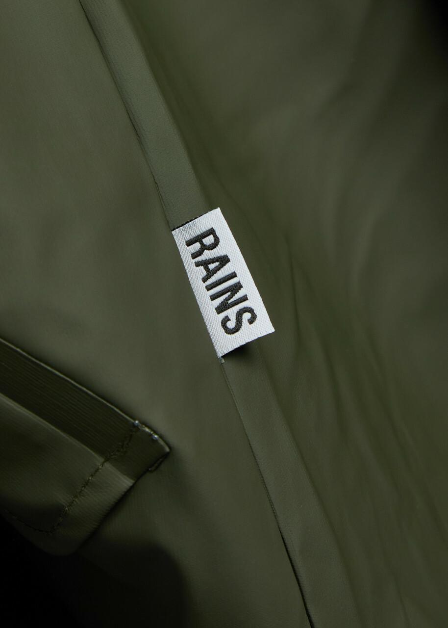 Rains Fishtail Waterproof Jacket Green