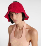 Loewe Tomato crochet cotton bucket hat