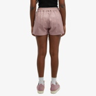 Rick Owens Women's Gabe Leather Shorts in Dusty Pink