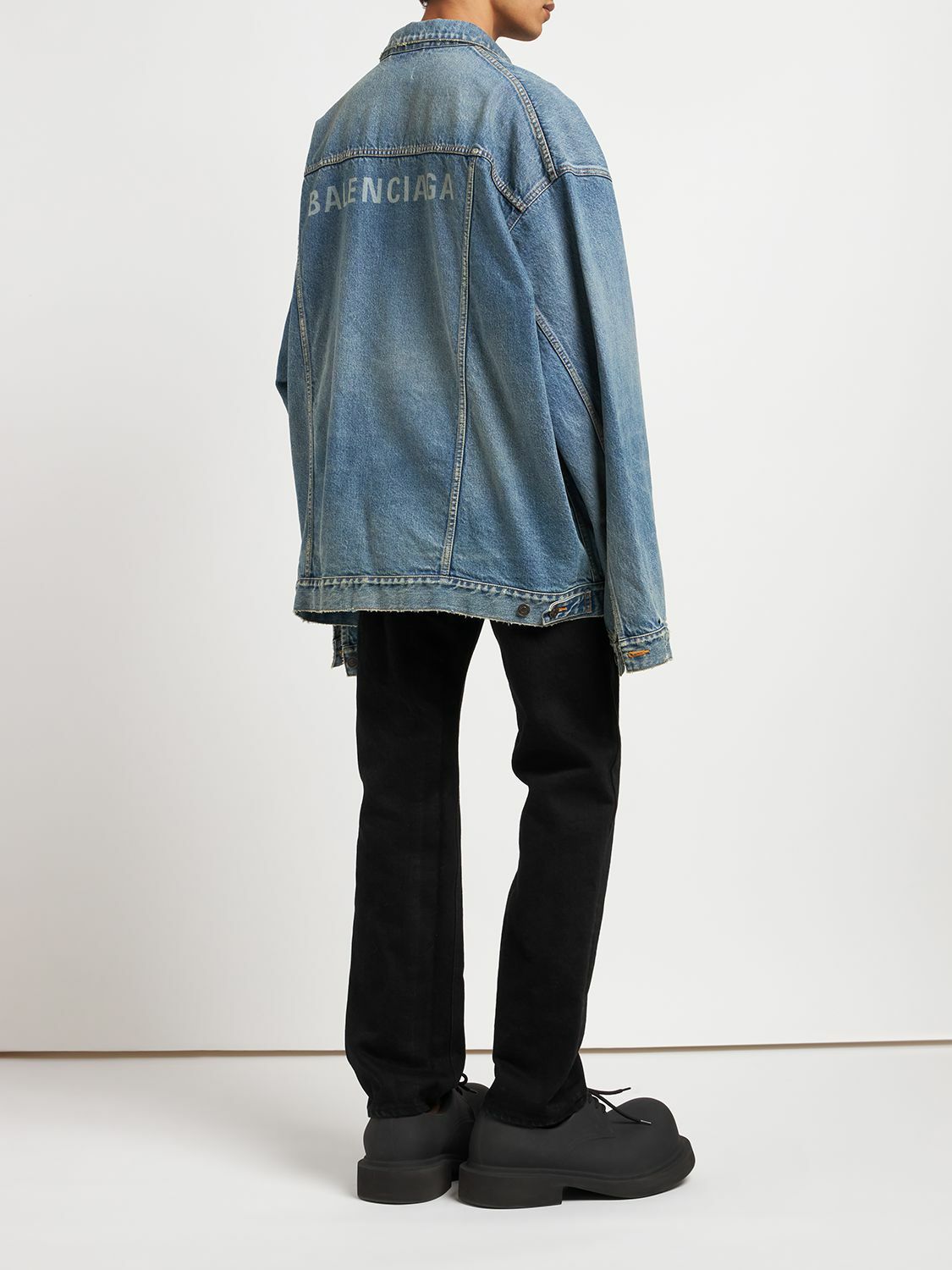 【送料&関税込】Balenciaga Denim Oversize Jacket Balenciaga Men's Oversized Denim Jacket | Neiman Marcus