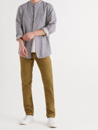 MASSIMO ALBA - Slim-Fit Watercolour-Dyed Cotton-Corduroy Trousers - Neutrals - UK/US 30
