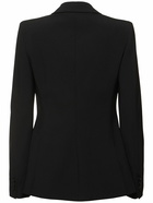 ALBERTA FERRETTI Single Breast Stretch Wool Jacket