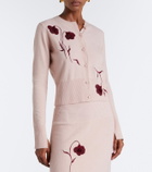 Erdem Floral-appliqué cardigan