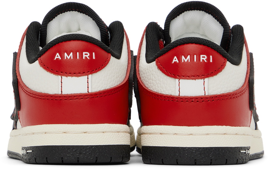 AMIRI Kids Black & Red Skel Top Low Sneakers Amiri