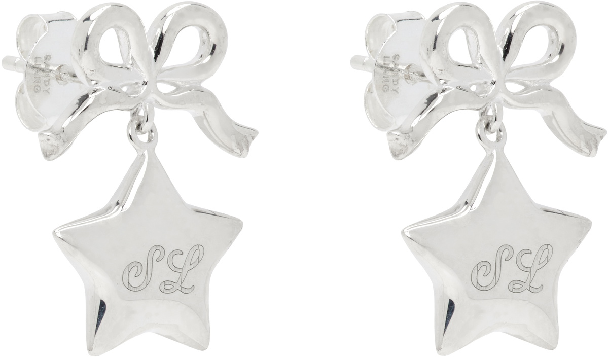 Sandy Liang Sterling Silver Pippy Earrings