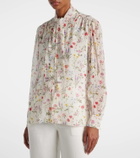 Giambattista Valli Floral silk blouse