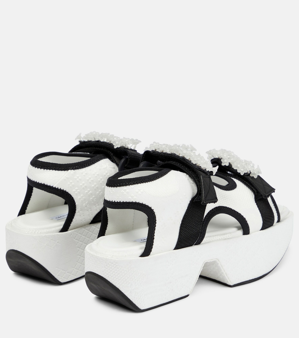 Cecilie Bahnsen - May embellished jacquard sandals