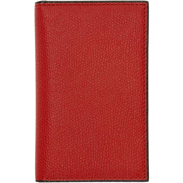 Photo: Valextra Red Business Card Holder 