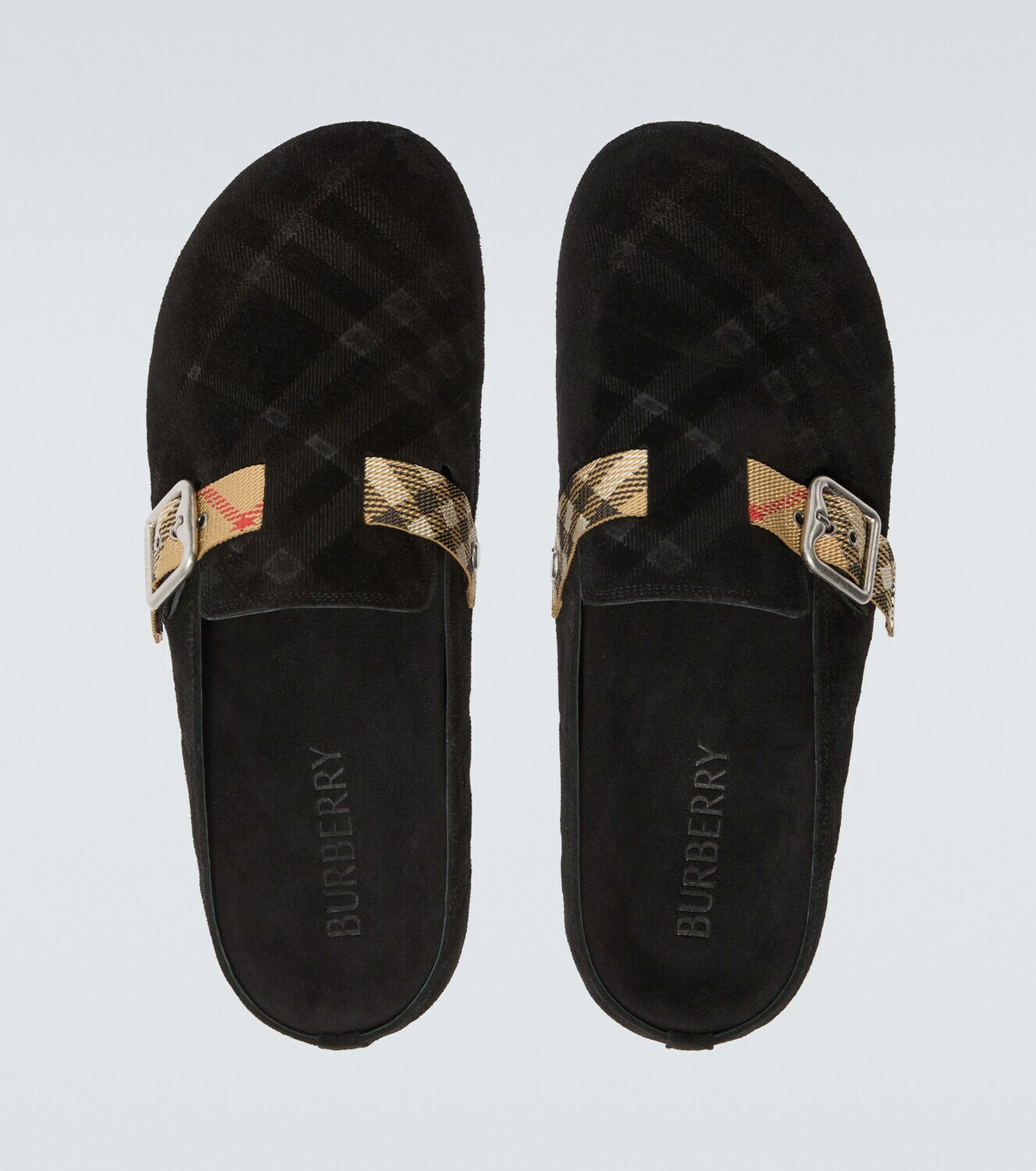 Burberry Urchin suede clogs