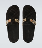 Burberry Urchin suede clogs