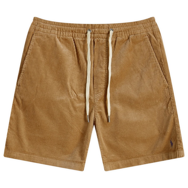 Photo: Polo Ralph Lauren Men's Cord Prepster Shorts in Despatch Tan