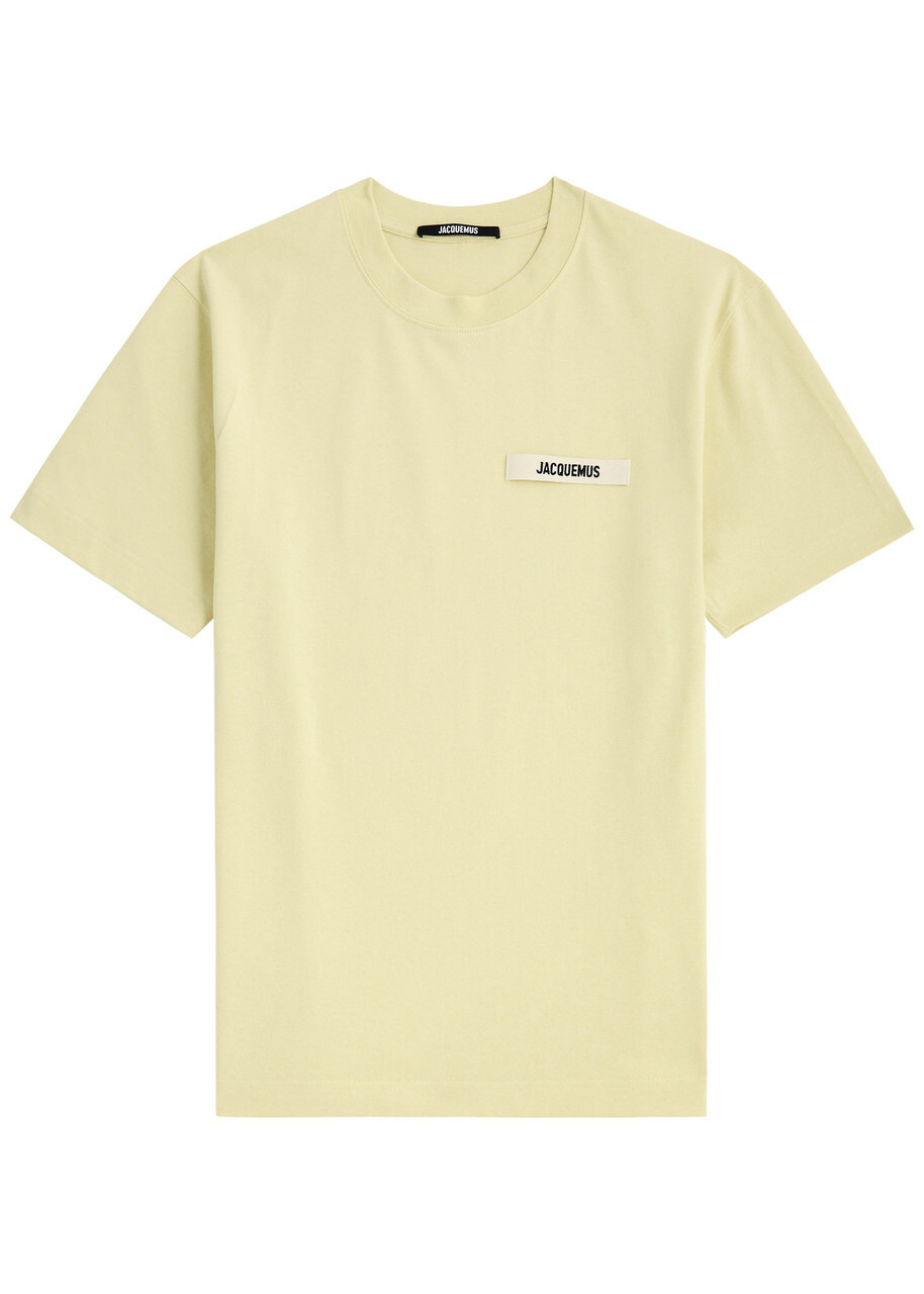 Jacquemus Le T-Shirt Gros Grain Cotton T-shirt Yellow Jacquemus