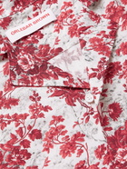 ORLEBAR BROWN - Travis Camp-Collar Floral-Print Woven Shirt - Pink