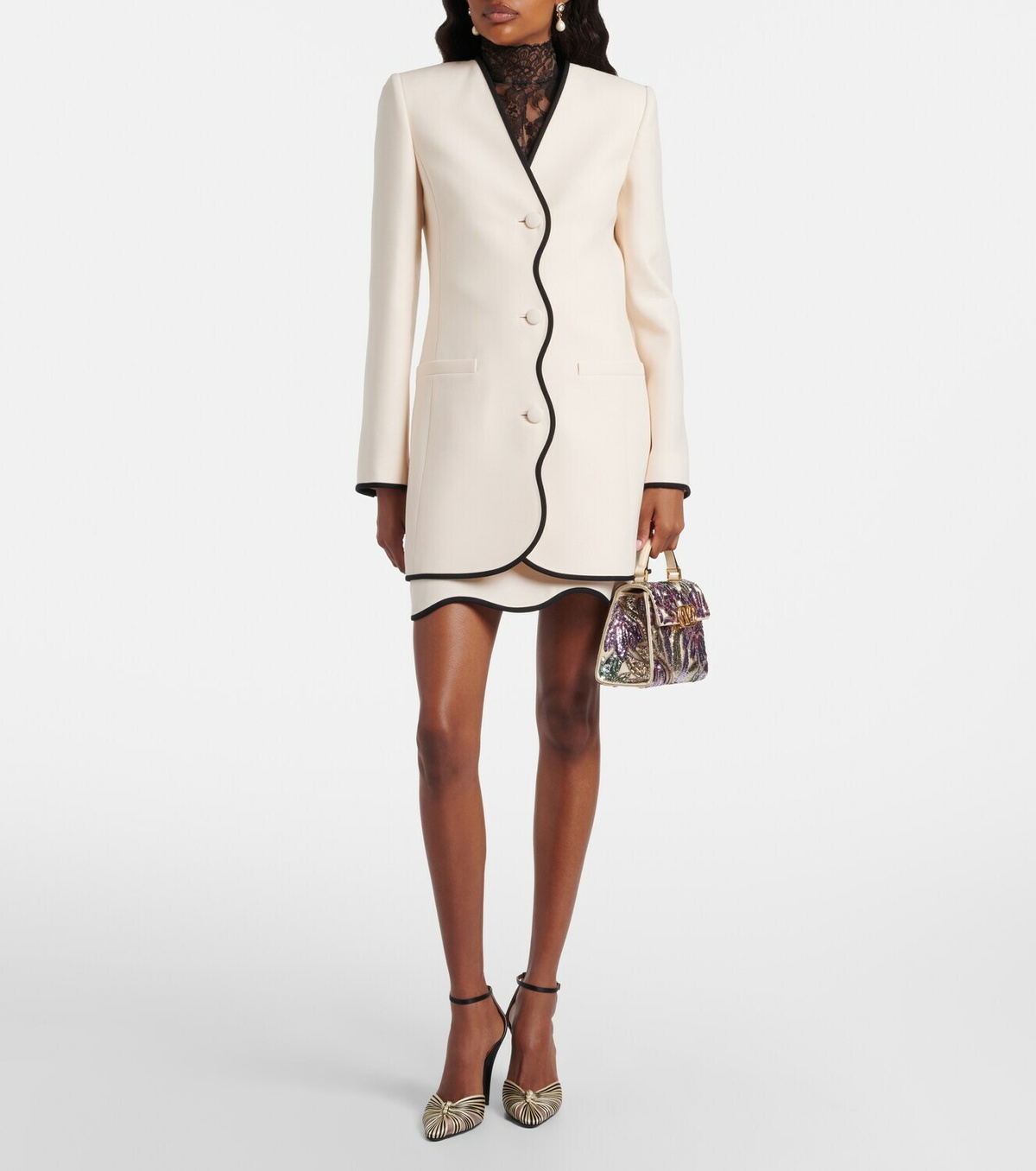 Valentino Garavani Annine satin pumps