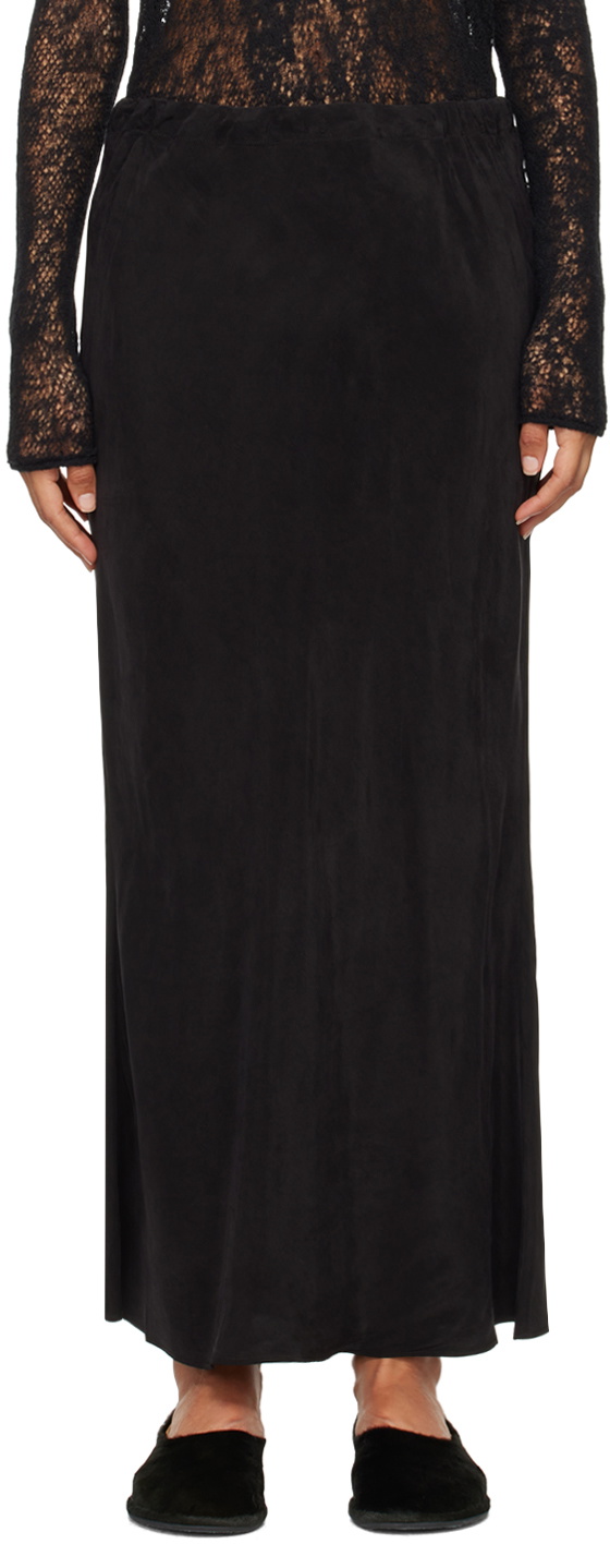 Gabriela Coll Garments Black No.290 Midi Skirt