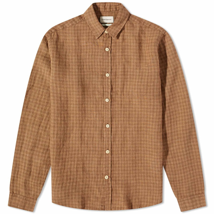Photo: Oliver Spencer Men's New York Special Shirt in Brown