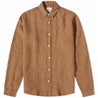 Oliver Spencer Men's New York Special Shirt in Brown